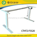 China new product 2 columns electric single motor up and down erogonomic office desk frame with MDF table top supplier